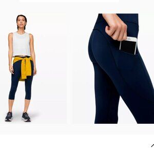 Lululemon Fast And Free High Rise Crop Leggings 19